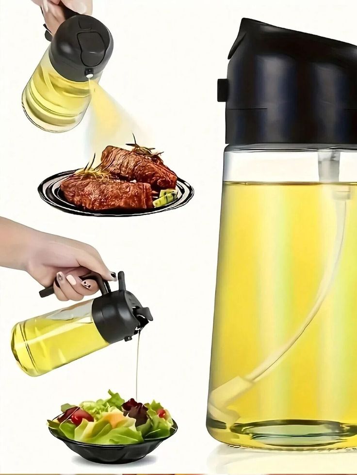 2-in-1 Oil Sprayer Bottle